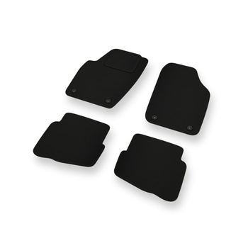 Filtmattor till Volkswagen Polo IV 9N Kombikupé, Sedan (2001-2009) - svarta