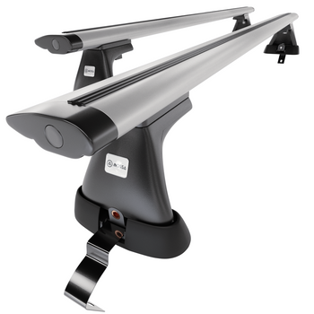 Taklasthållare till Fiat Grande Punto Kombikupé (2005-2010) - silver takräcke - 