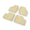 Velourmattor till Suzuki Wagon R+ Minibuss (2003-2008) - beige