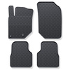 Gummimattor till bil Peugeot 2008 II SUV (2019-....) - svart - 4 st.