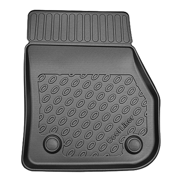 Sats bagagerumsmatta och bilmattor TPE PREMIUM måttillverkade till: BMW X1 F48, U11 SUV (10.2022-....) - baksäte permanent / ej flyttbart; ej till el- och hybridversion