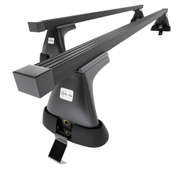 Taklasthållare till Ford Mondeo mk V Sedan (2014-2022) - svart takräcke - takhål