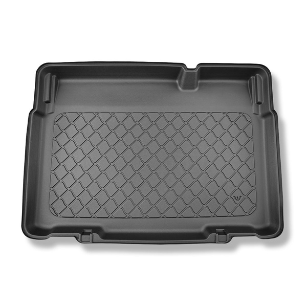 Bagagerumsmattor till Citroen C3 Aircross I SUV (11.2017-2024) - nedre bagagerum; modeller utan rörligt bagagerumsgolv; oflyttbara säten