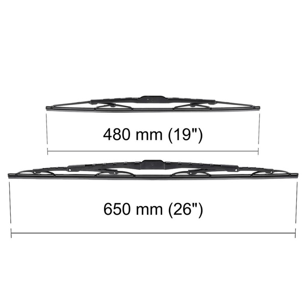 Vindrutetorkarblad till Citroen Jumpy II, III Skåpbil (02.2007-2016) - standard torkarblad