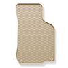Gummimattor till bil Volkswagen Jetta IV (1998-2005) - beige