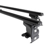 Taklasthållare till Dodge RAM 1500 Pick-Up (2009-2018) - svart takräcke - takhållare - utan fästelement - Aluminium