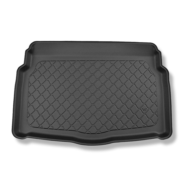 Bagagerumsmattor till Volkswagen Golf VIII Kombikupé (12.2019-....) - nedre bagagerum; rörligt golv i nedersta läget; med nödreservhjul eller reparationssats