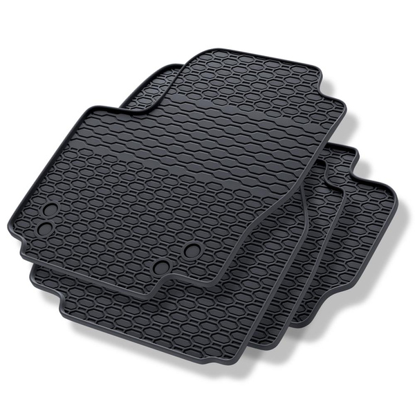 Gummimattor till bil Ford Mondeo IV Kombikupé, Kombi, Sedan (2007-2014) - svart - 4 st.