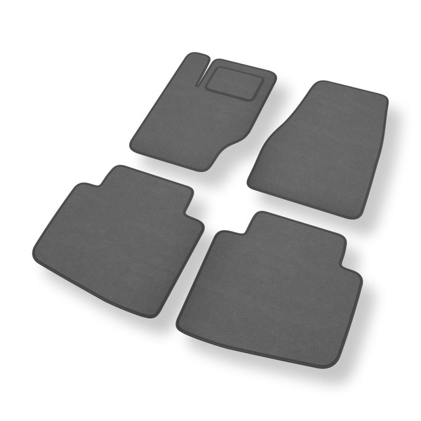 Velourmattor till Jeep Commander I SUV (2006-2010) - gråa