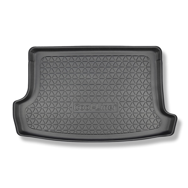 Bagagerumsmattor till Volkswagen T-Roc SUV (12.2017-....) - övre bagagerum; rörligt golv i översta läget