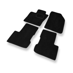 Velourmattor till Fiat 500X Crossover (2015-2024) - svarta