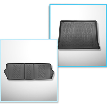 Sats bagagerumsmatta och bilmattor TPE PREMIUM måttillverkade till: Mercedes-Ben