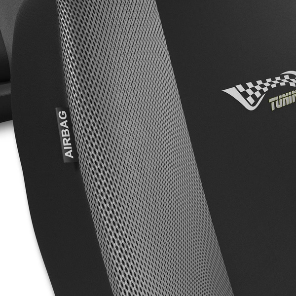 Universella sätesöverdrag till Citroen C4 I, II (2004-2017) - silver