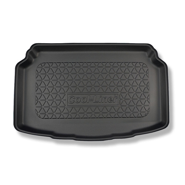 Bagagerumsmattor till Toyota Yaris IV XP210 Kombikupé (11.2020-....) - nedre bagagerum; till bilar utan dubbelt bagagerumsgolv; även till hybrid