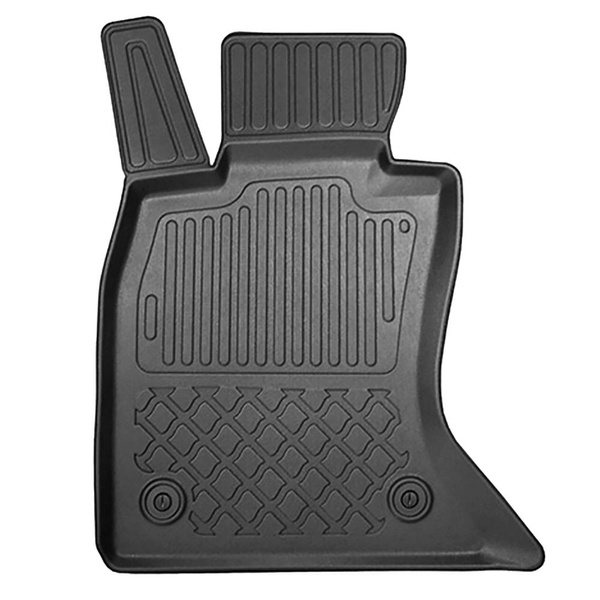 Sats bagagerumsmatta och bilmattor TPE måttillverkade till: BMW Serie 5 F11 Touring (2013-04.2017) - X-drive; avstånd mellan framsätens skenor (bak) 365 mm