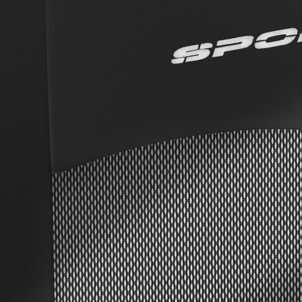 Universella sätesöverdrag till Fiat Idea (2004-2012) - mörkgrå