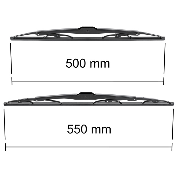 Vindrutetorkarblad till Ford Tourneo Connect Skåpbil (05.2002-02.2013) - standard torkarblad
