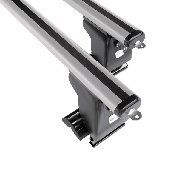 Taklasthållare till Nissan Terrano R20 mk II SUV (2003-2006) - silver takräcke - takhållare -utan fästelement - Aluminium