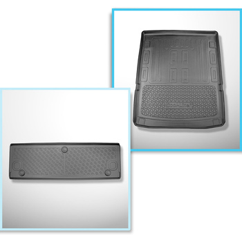 Sats bagagerumsmatta och bilmattor TPE PREMIUM måttillverkade till: Volkswagen C