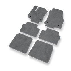 Velourmattor till Opel Zafira B Minibuss (2005-2012) - gråa
