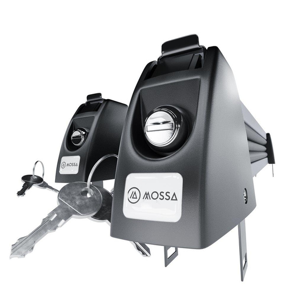 Skidhållare till taklasthållare - Ski rack M-7703s - silver - till 3 par skidor eller 2 snöbrädor