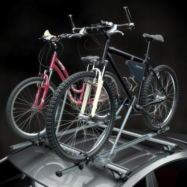 Takmonterad cykelhållare av aluminium - 2xM-08