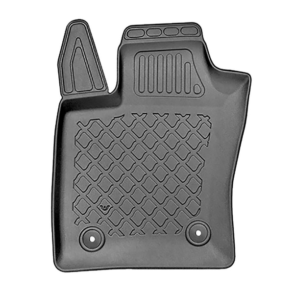 Sats bagagerumsmatta och bilmattor TPE måttillverkade till: Jeep Compass II MP 4xe Plug-in Hybrid SUV (07.2020-....) - övre bagagerum; rörligt golv i översta läget