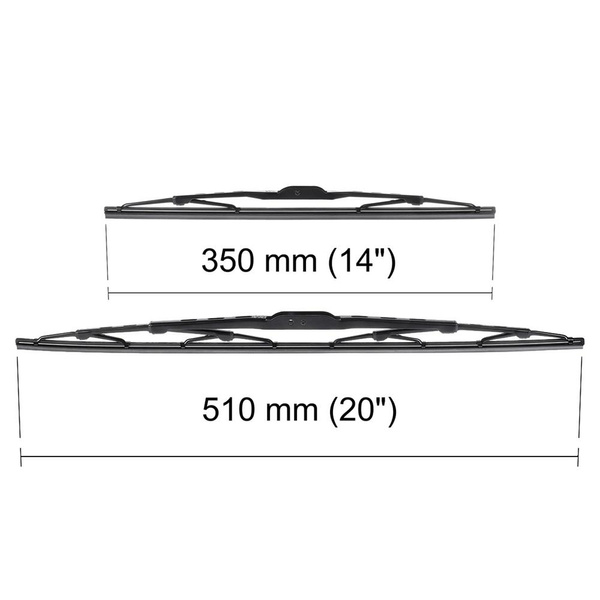 Vindrutetorkarblad till Daihatsu Terios I SUV (03.1997-12.2005) - standard torkarblad