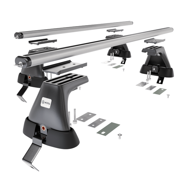 Taklasthållare till Ford C-Max mk II Kombivan (2015-2019) - silver takräcke - takhållare -utan fästelement - Aluminium