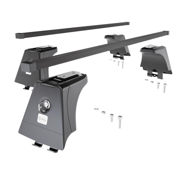Taklasthållare till Ford Focus mk II Kombi (2008-2011) - svart takräcke - takhållare - fästpunkter - Stål