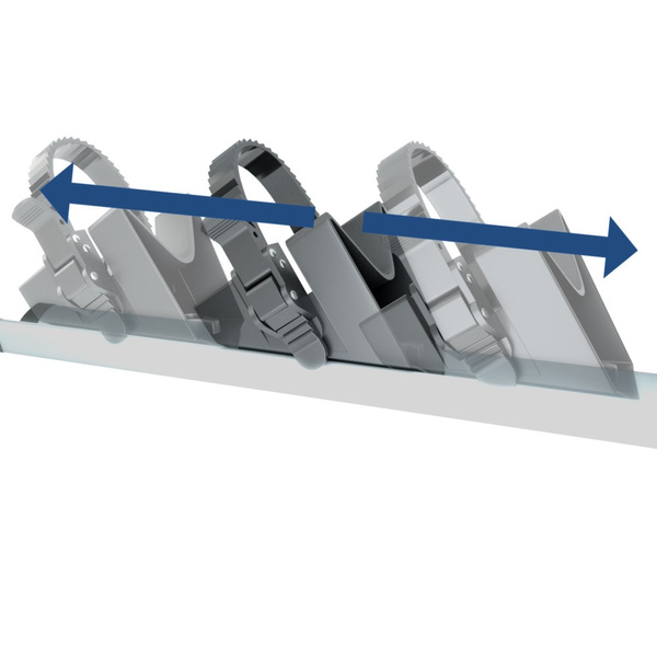 Takmonterad cykelhållare av aluminium - 2xM-17