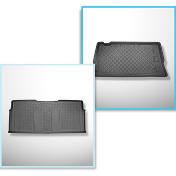 Sats bagagerumsmatta och bilmattor TPE måttillverkade till: Mercedes-Benz Vito W