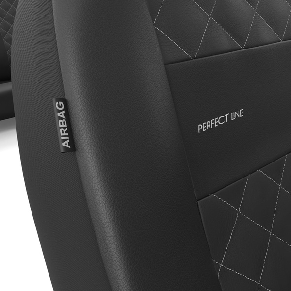 Universella sätesöverdrag till Opel Adam (2012-2019) - silver