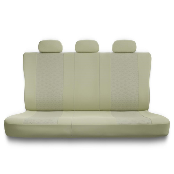 Universella sätesöverdrag till Dacia Lodgy (2012-....) - Typ 3 (beige)