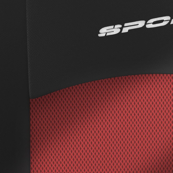 Universella sätesöverdrag till Mitsubishi L200 I, II, III, IV, V, VI (1993-....) - röd