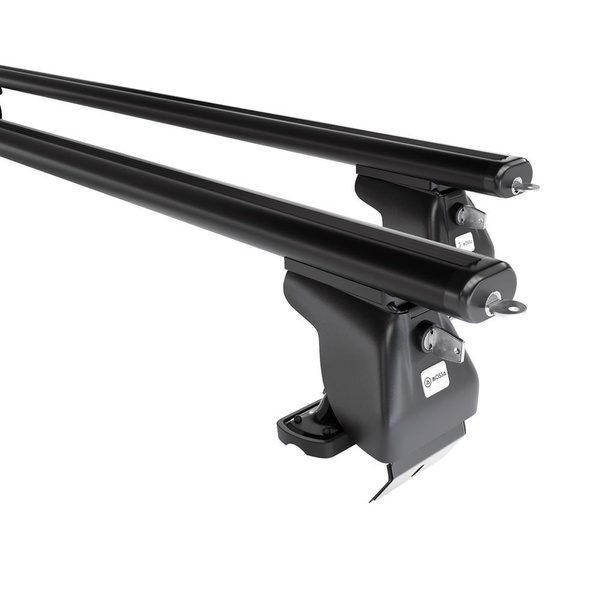 Taklasthållare till Renault Captur I SUV (2013-2019) - svart takräcke - takhållare - utan fästelement - Aluminium