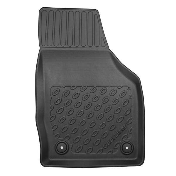 Sats bagagerumsmatta och bilmattor TPE PREMIUM måttillverkade till: Audi Q3 SUV (08.2011-06.2018) - nedre bagagerum; utan nödreservhjul; även till Quattro-version