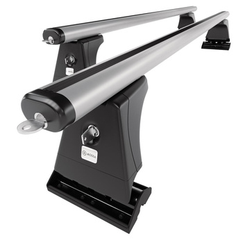 Taklasthållare till Peugeot 207 Kombikupé (2006-2012) - silver takräcke - takhål