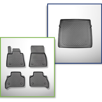 Sats bagagerumsmatta och bilmattor TPE måttillverkade till: BMW X5 G05 SAV (11.2