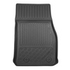 Sats bagagerumsmatta och bilmattor TPE PREMIUM måttillverkade till: BMW Serie 3 F30 Limousine (01.2012-02.2019) - X-drive