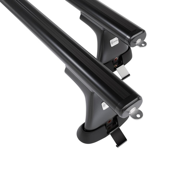 Taklasthållare till Peugeot Partner mk I Skåpbil (1997-2002) - svart takräcke - takhållare - fästpunkter - Aluminium