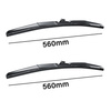 Vindrutetorkarblad till Mercedes-Benz SLC R172 Roadster (12.2015-2020) - hybrid torkarblad