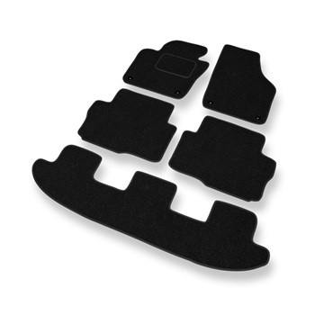 Filtmattor till Volkswagen Sharan II Skåpbil (2010-2022) - svarta