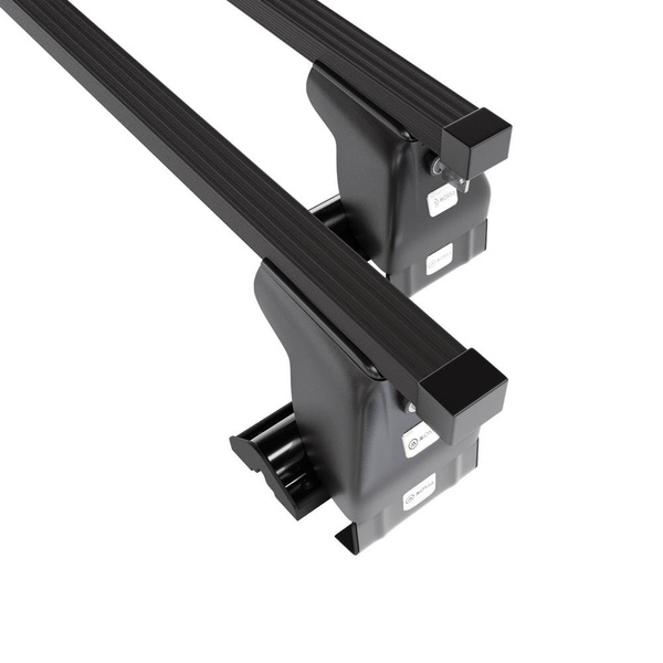 Taklasthållare till BMW Serie 5 E61 Touring (2004-2009) - svart takräcke - takhållare - utan fästelement - Stål