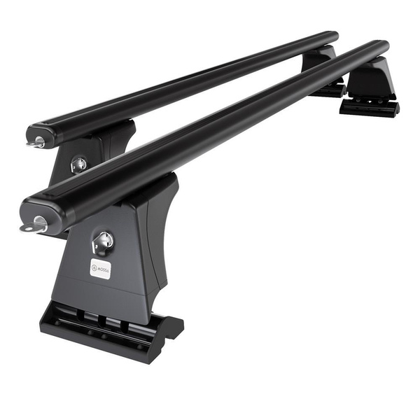 Taklasthållare till Ford Transit Courier Skåpbil (2014-2023) - svart takräcke - takhållare - fästpunkter - Aluminium