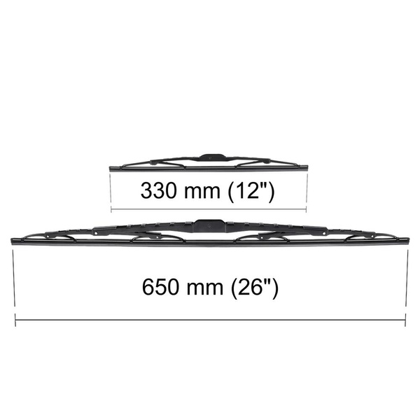 Vindrutetorkarblad till Honda Jazz III Kombikupé (10.2008-12.2015) - standard torkarblad