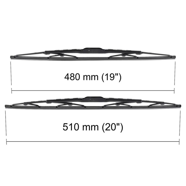 Vindrutetorkarblad till Opel Astra G Caravan, Kupé, Kombikupé, Cabriolet, Sedan (03.1998-07.2009) - standard torkarblad