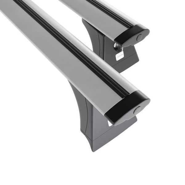 Taklasthållare till Skoda Octavia mk I Kombisedan (2004-2010) - silver takräcke - takhållare -fästpunkter - Aluminium