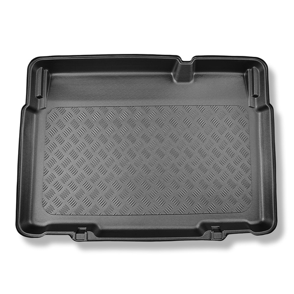 Bagagerumsmattor till Citroen C3 Aircross I SUV (11.2017-2024) - nedre bagagerum; modeller utan rörligt bagagerumsgolv; oflyttbara säten