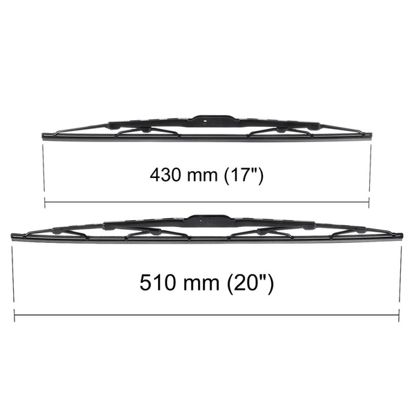 Vindrutetorkarblad till Opel Corsa C Kombikupé, Sedan, Skåpbil (09.2000-09.2006) - standard torkarblad